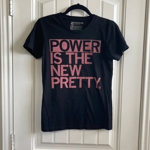 Graphic Tee - Power is the New Pretty - RAYGUN 🌷💪🏼